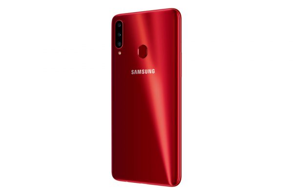 samsung galaxy a20s back part red