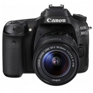 Canon EOS 80D DSLR Camera 18-55mm